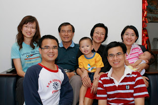 Back Row: Ying, Dad, Gabriel, Mom, Angie, Julian; Front Row: Niq, Bart