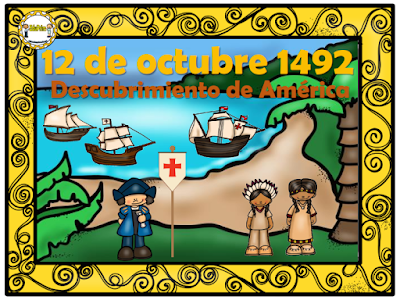 Efemérides del Mes de Octubre- Hermosos Diseños Infantiles