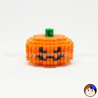 Calabaza Hama Beads 3D 7