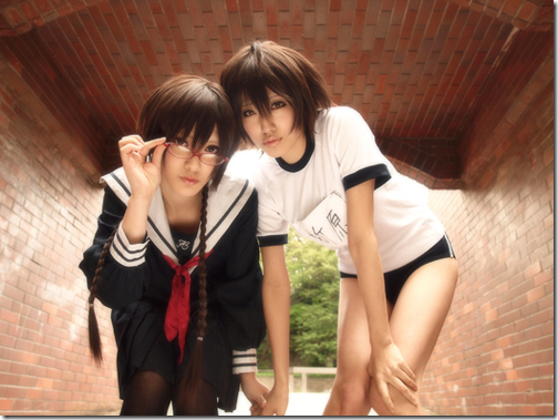 durarara!! cosplay - orihara mairu and orihara kururi