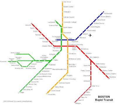 Boston Metro Map Pictures