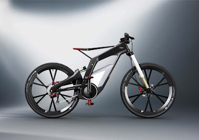 Cool Design Electric Bike Audi e-Bike HD Wallpaper