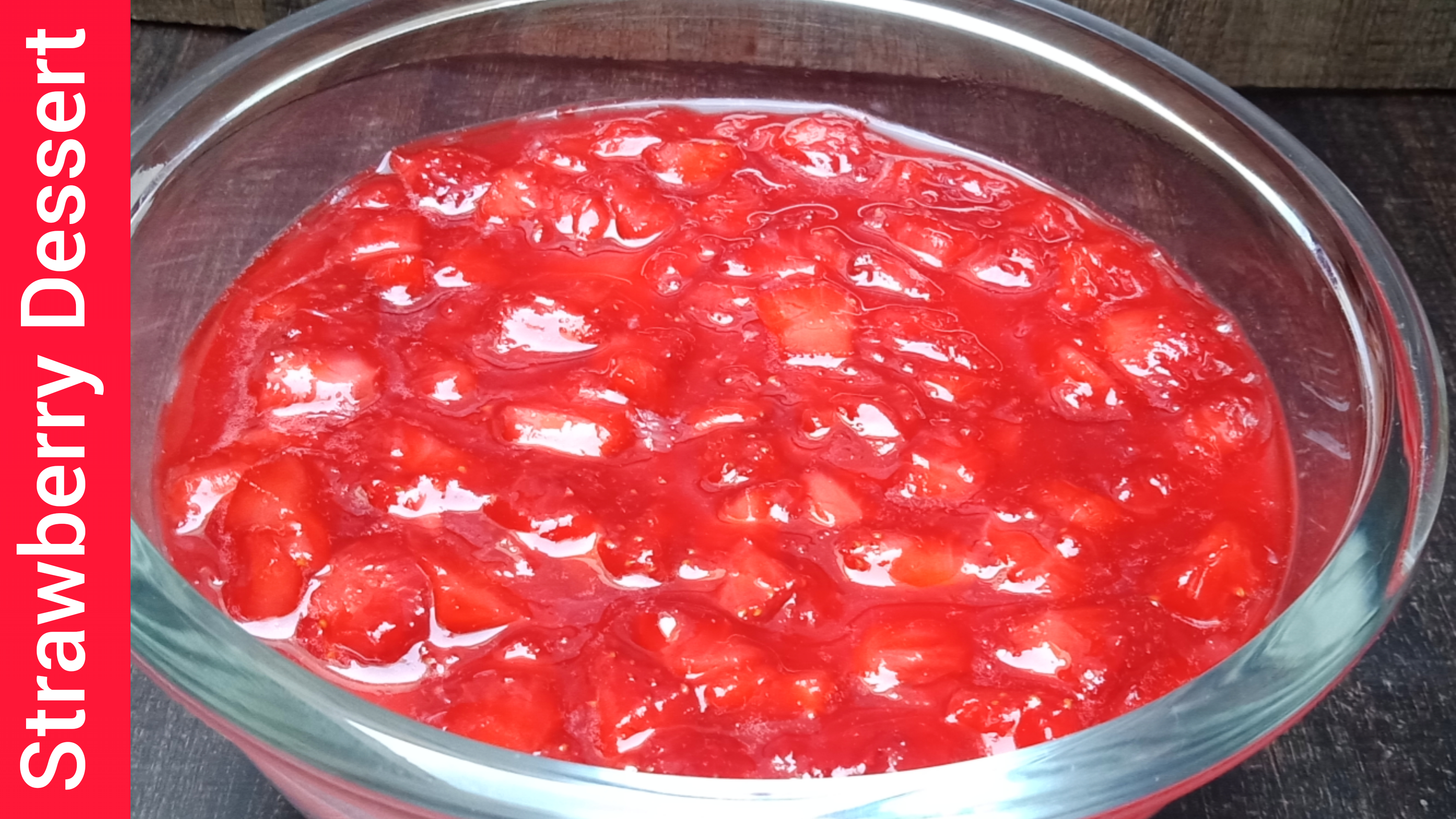 Homemade Strawberry Pudding