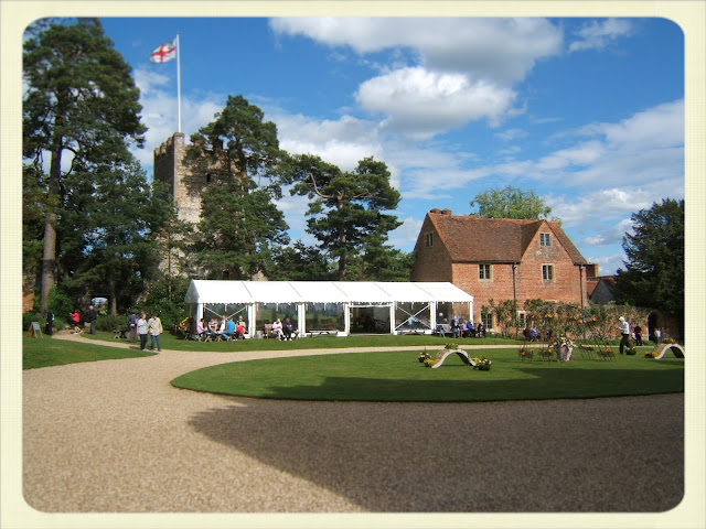 Cream Tea Queen looks lovingly at Greys Court tea room area