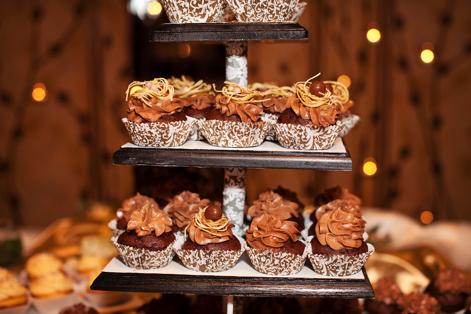 cake pops display wedding Dave and Jill's Wedding Cupcakes!