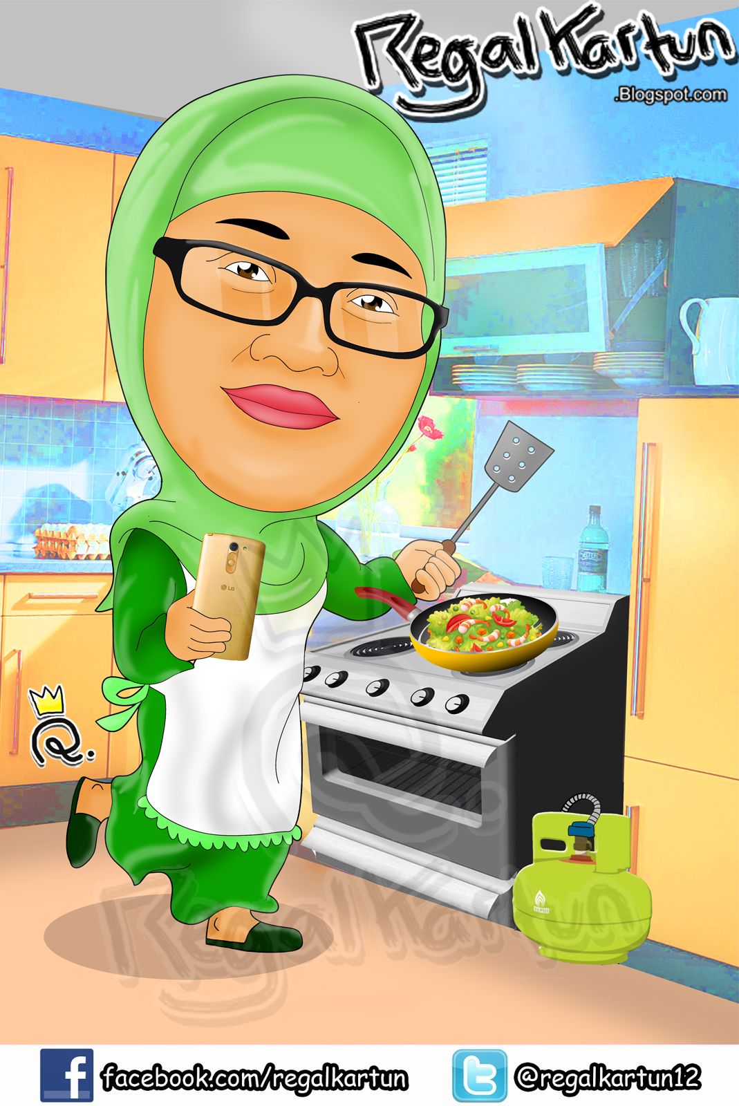 Gambar Animasi Memasak Bersama Ibu Cikimmcom