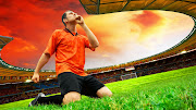 Free football desktop wallpapers download. Football ball and grass wallpaper (football soccer desktop wallpapers)