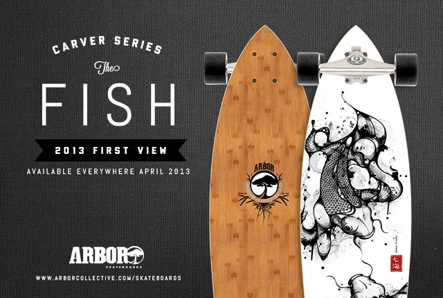 Arbor Fish Skateboard3