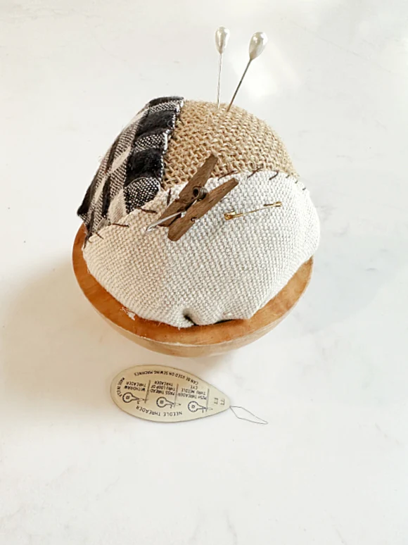 pin cushion with pins