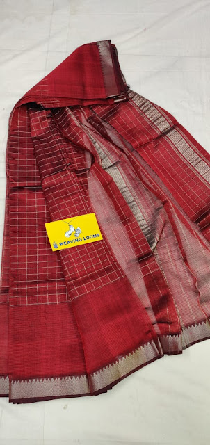  Mangalgiri Handloom Jari Checks  Sarees