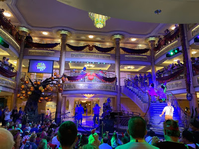 Disney Halloween show aboard the Disney Fantasy cruise ship