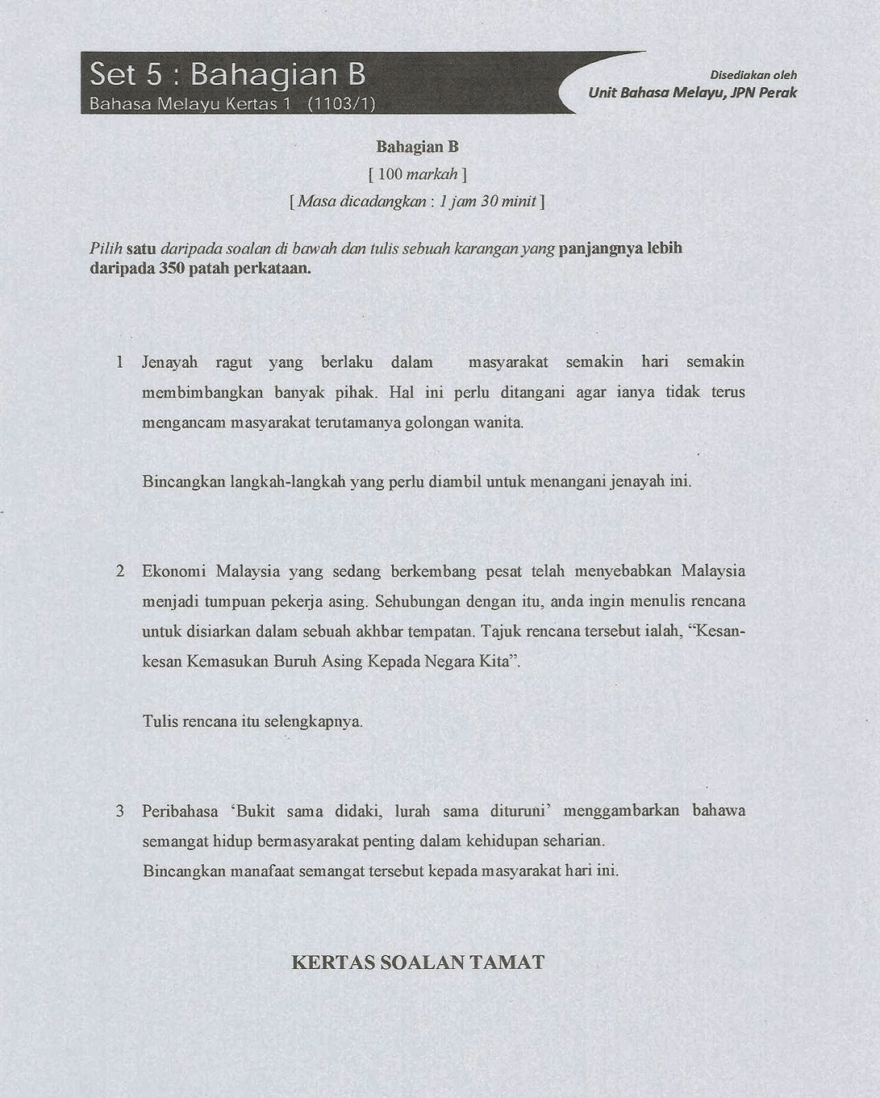 Soalan Spm 2019 Bahasa Melayu - Helowinh Soalan Spm 2019 Bahasa Melayu - Helowinh