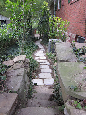 Stone Pathway Creation After