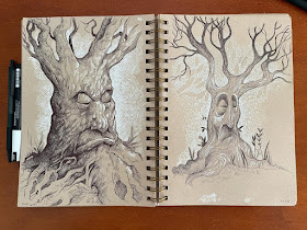 08-Ancient-trees-resting-Intricate-Drawings-Dave-Mottram-www-designstack-co