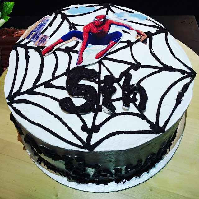 BIRTHDAY KEK SPIDERMAN 