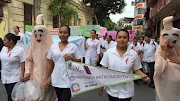 Marchan estudiantes de Enfermería desde  la Alameda al zócalo capitalino, para evitar embarazos no deseados
