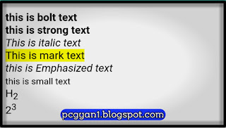 Text formating tag output