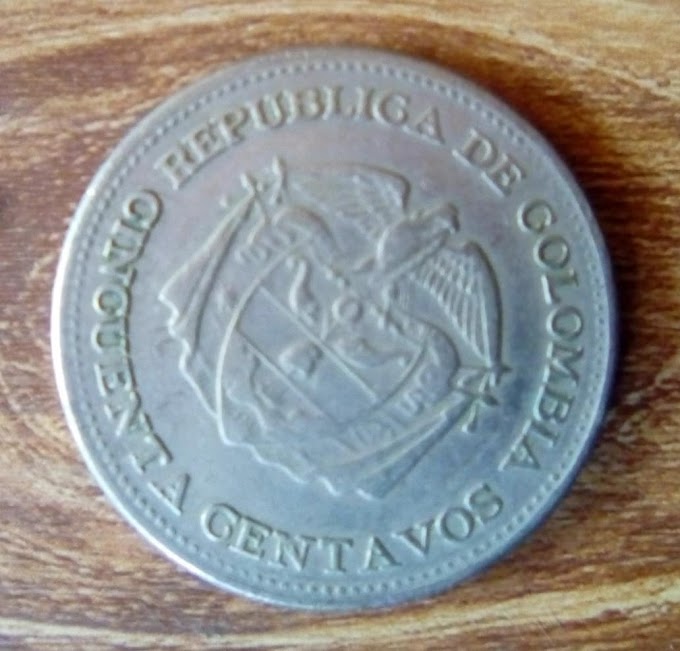 [COD202343C] Moneda 50 Centavos 1959 con Giro