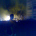 foto : Kebakaran bedeng kampus Serambi Mekkah Banda Aceh 19:15 26-8-2012