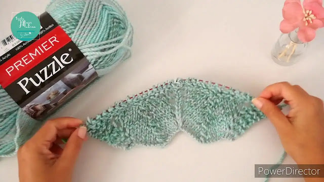 Tutorial de Manta Chevron Tejida a Dos Agujas