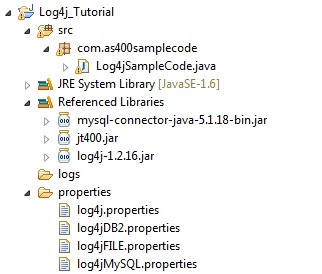 Log4j tutorial for beginners Java Db2 and MySQL