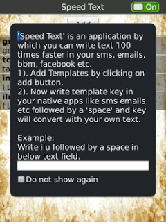 Speed Text v2.0