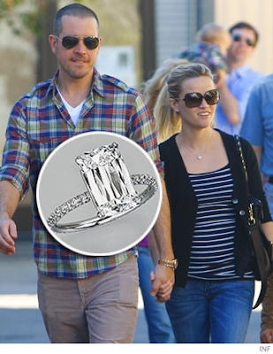 4-Carat Diamond Ring Reese Witherspoon From Jim Toth