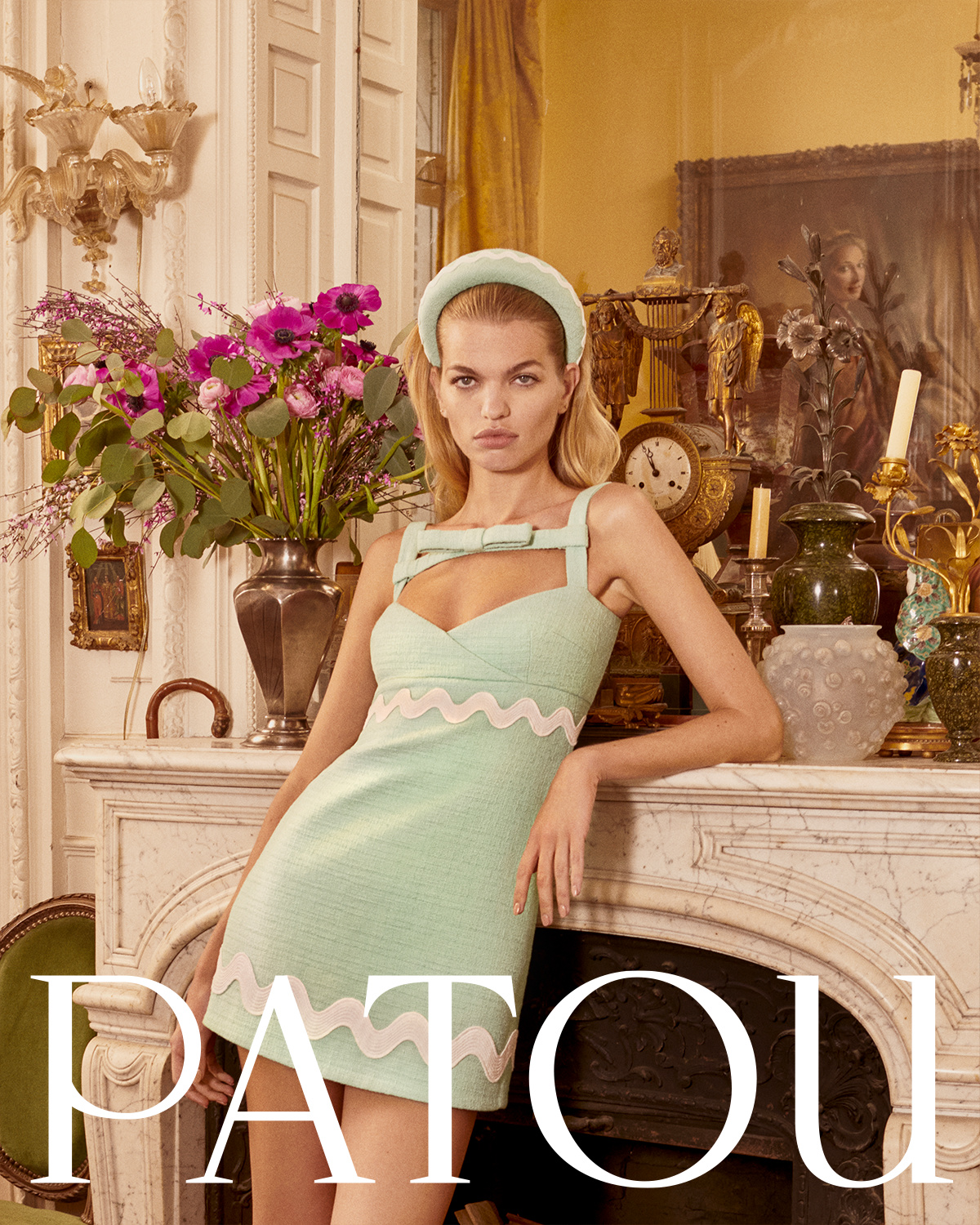 Patou Spring Summer 2024 Ad Campaign featuring Daphne Groeneveld shot by Venetia Scott.