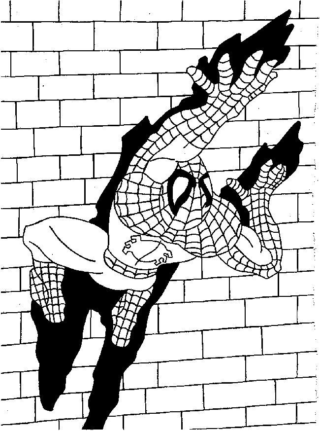 SPIDERMAN COLORING: COLORING PAGES OF SPIDERMAN