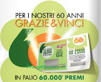 Conad concorso "Per i nostri 60 anni Grazie & Vinci" : 60.000 premi (Card da 15 euro e spese da 2000 euro)