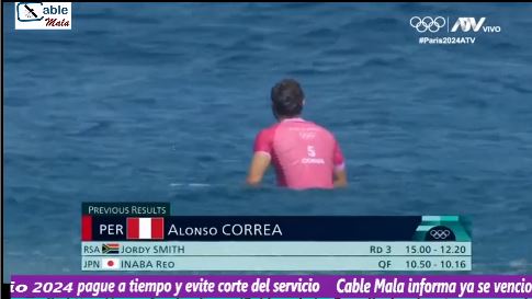 El peruano Alonso Correa ira por el bronce tras perder en las semifinales en los juegos olímpicos parís 2024