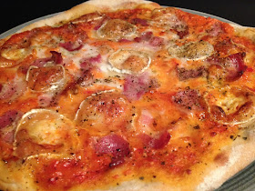 Receta Pizza casera con bacon y queso de cabra - el gastrónomo - ÁlvaroGP - el troblogdita