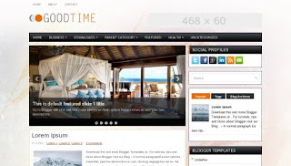Download GoodTime Blogger Template