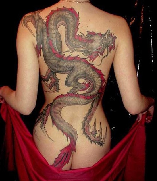 dragon tattoos for women The rest of these arm tattoos are either Chinese or Japanese dragons.