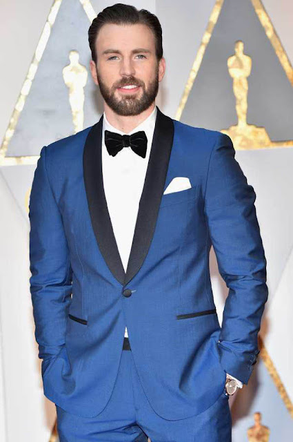 Chris Evans at 89th Annual Academy Awards