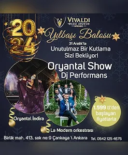 Vivaldi Park Hotel Ankara 2024 Yılbaşı Programı