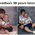 Awww! Brothers recreate childhood photo 30 years after 