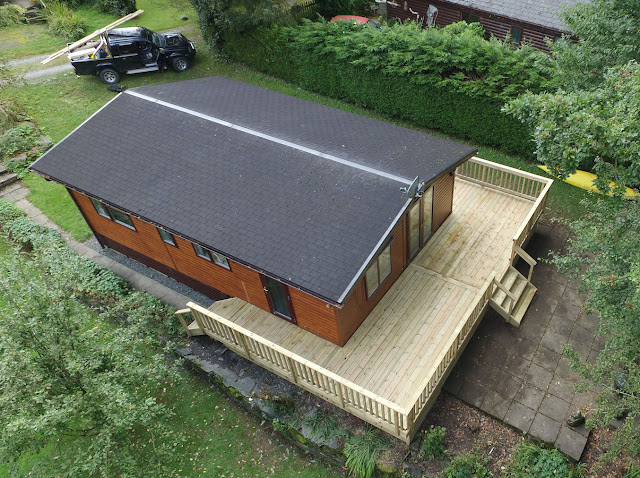 timber deck challet