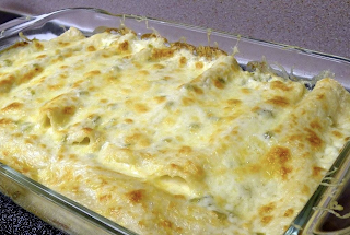 White Chicken Enchiladas