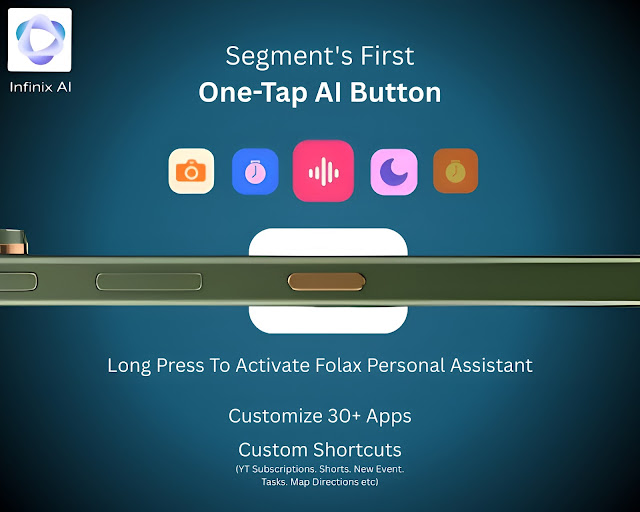 Infinix Hot 60 5G+ AI Button