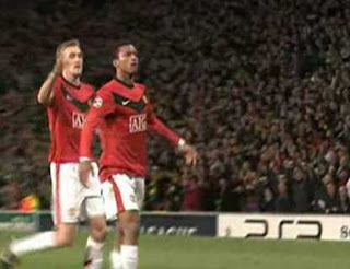 Manchester vs Guadalajara, pre-season, Nani celebration, Manchester, ManUtd