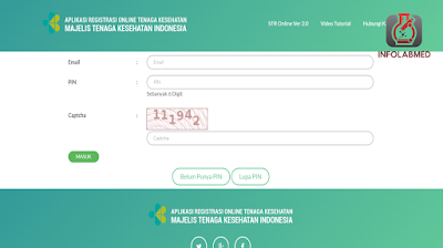 Aplikasi Registrasi STR ATLM Online versi 2.0