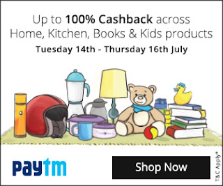 Home, Kitchen, Books &amp; Kids Products Upto 100% Cashback - PayTm