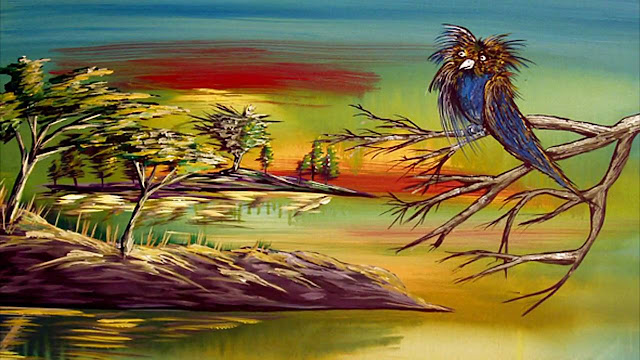 Abstract Bird Paintings