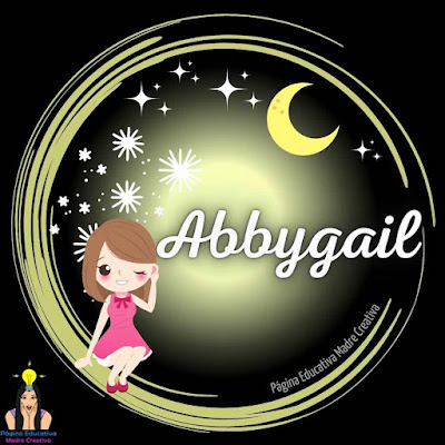 Solapín Nombre Abbygail para imprimir descargar gratis