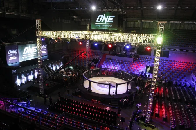 One Championship fighting ring