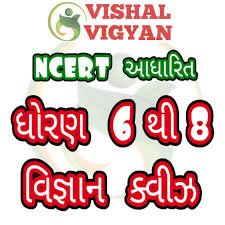NCERT Based Science MCQ STD 6 To 8 Vishal Vigyan App