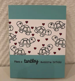 Sunny Studio Stamps: Turtley Awesome Customer Card Share by Kathrin Brigant