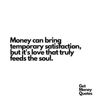 money before love quotes