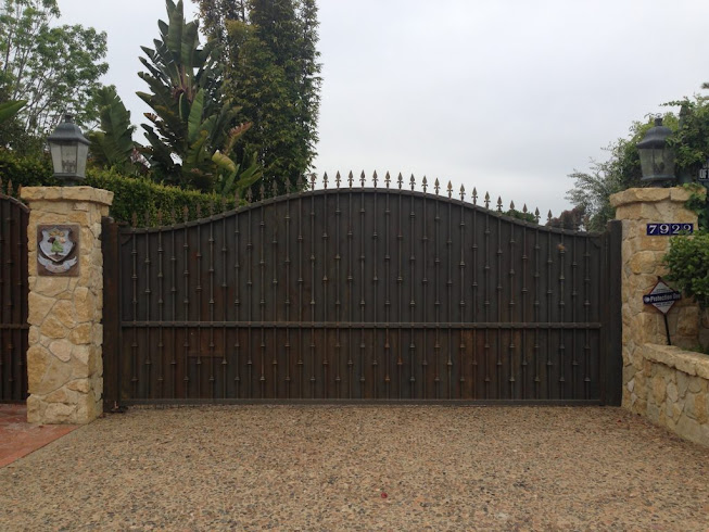 wrought iron gate